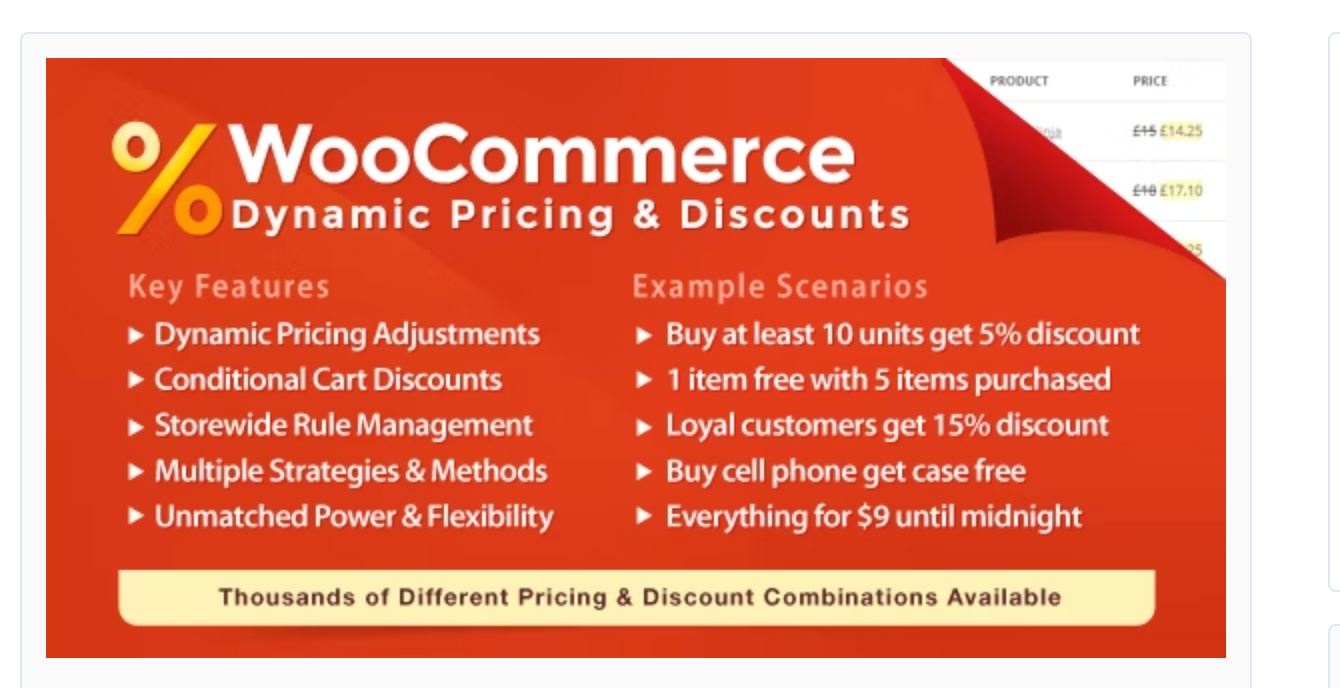 WooCommerce Dynamic Pricing and Discounts