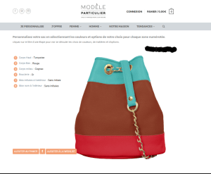 women custom bag