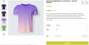 shirt product page