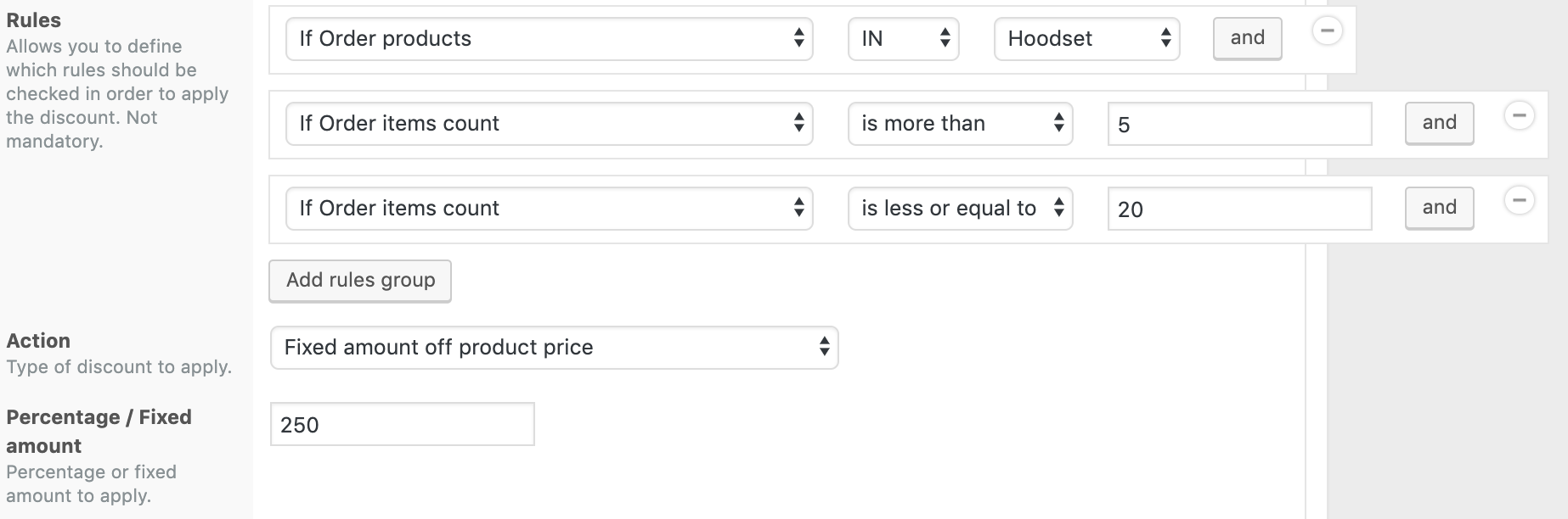 How to Set up Bulk Discounts by Intervals 4 wad 74 bulk discount 04
