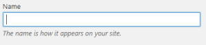 template category name