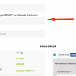 CodeCanyon field on Checkout page