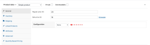 Creating simple product