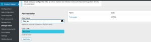 Color manager view