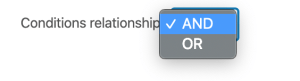 Conditional relationship options