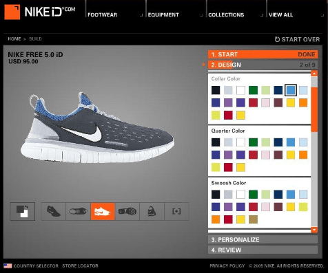nike product customization