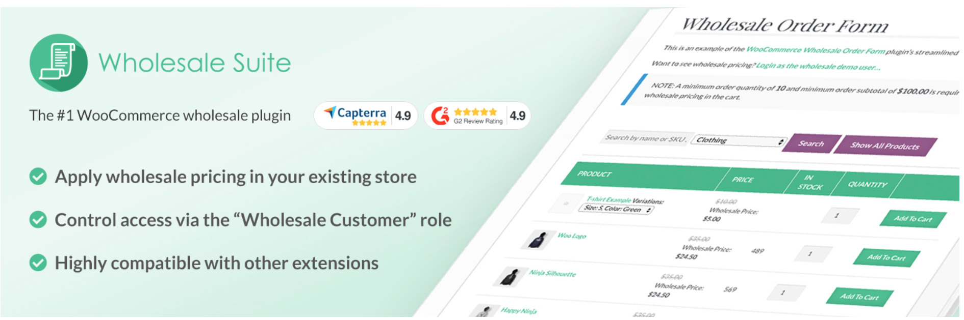 Wholesale suite-WooCommerce Wholesale Prices& B2B Plugin
