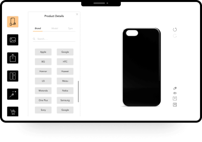 Kandi phone case designer for Woocommerce
