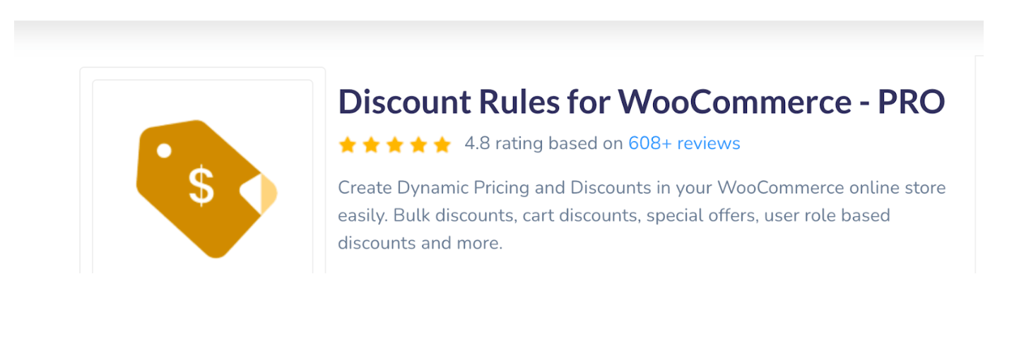 discount rules for woocommerce