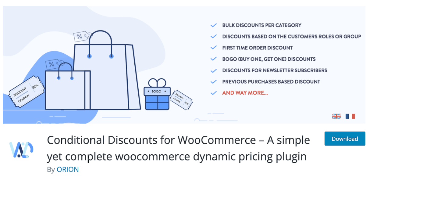 Conditional discounts for Woocommerce